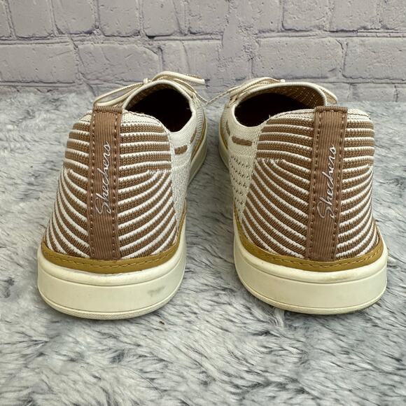 Skechers Coastal Drive Slip On Shoes Cream Off White Size 9 Casual - Picture 5 of 8